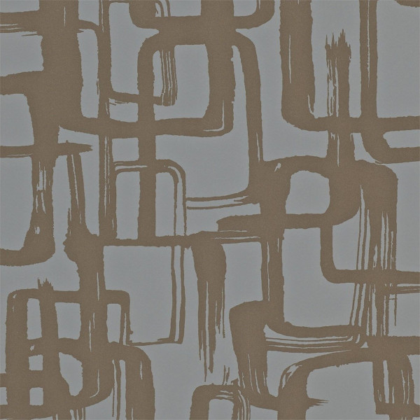 CARTA PARATI HARLEQUIN - ASUKA - 110908 Bronze/Graphite