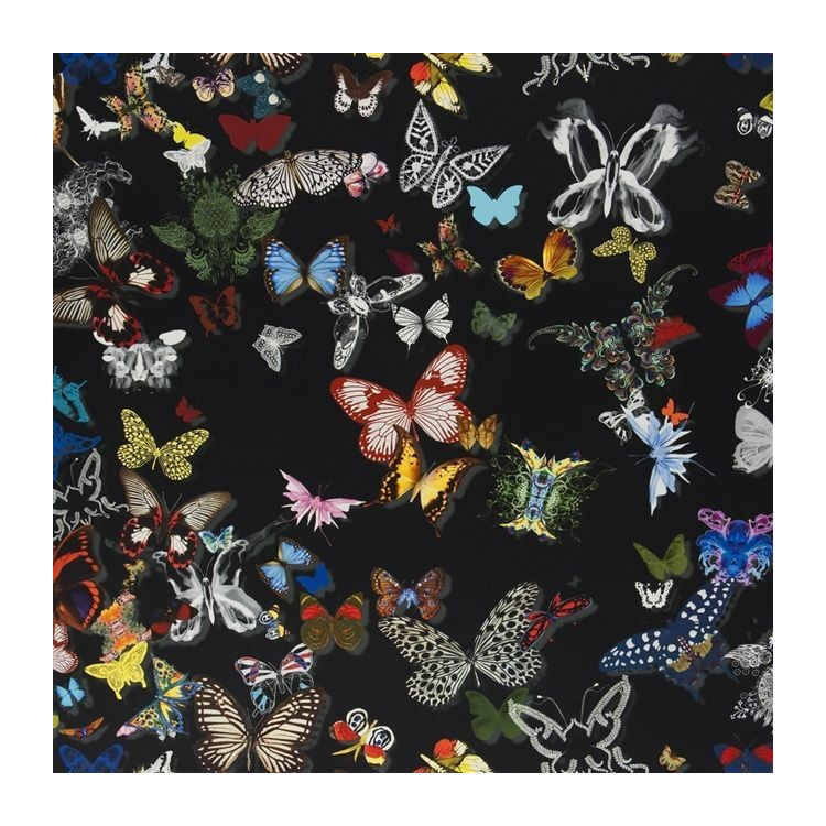 TESSUTO CHRISTIAN LACROIX - BUTTERFLY PARADE - FCL025/03 OSCURO