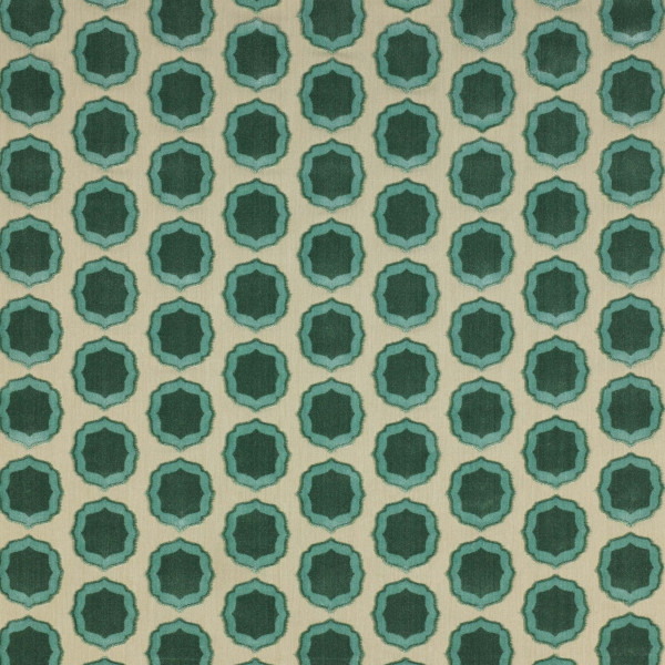 TESSUTO CANOVAS - TIANA - 04786/08 TURQUOISE-NATTIER