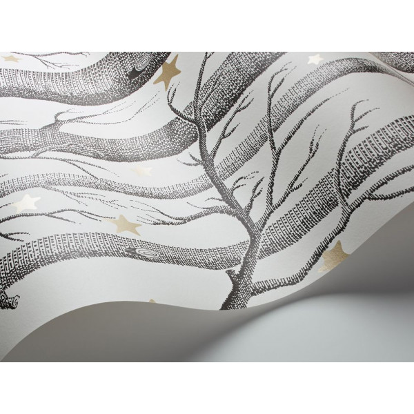 CARTA PARATI COLE & SON - WOODS & STARS  103-11050 BIANCO-NERO