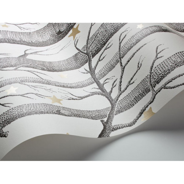 CARTA PARATI COLE & SON - WOODS & STARS  103-11050 BIANCO-NERO