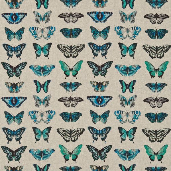 TESSUTO HARLEQUIN - PAPILIO 120343 Lagoon/Indigo/Emerald