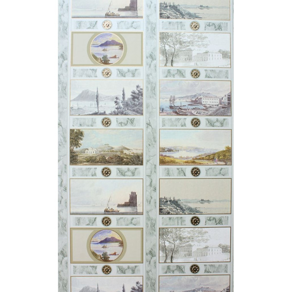 CARTA PARATI - NINA CAMPBELL  KEIGHTLEY'S FOLIO NCW4200-02 AZZURRO