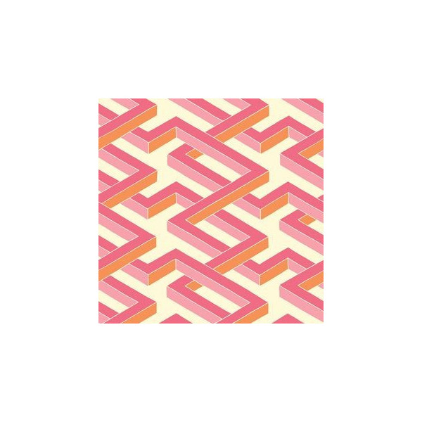 CARTA PARATI COLE & SON - LUXOR - 105/1004 PINK-ORANGE