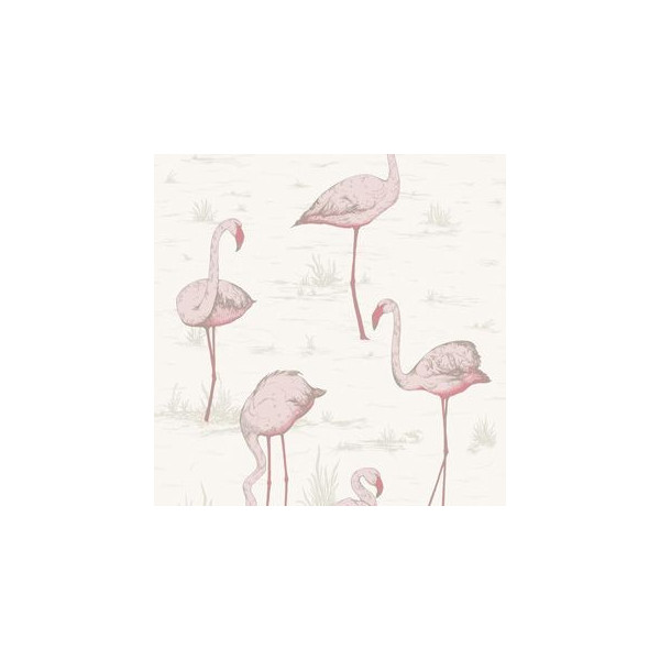 CARTA PARATI COLE & SON - FLAMINGOS - 95-8045 ROSA