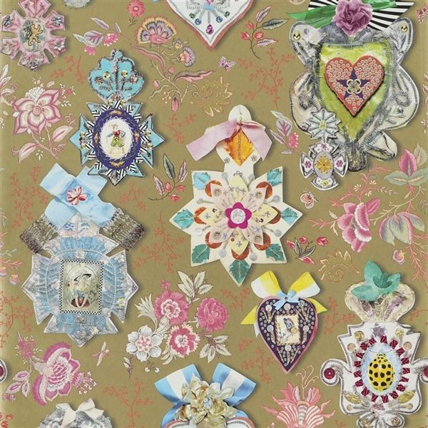 CARTA PARATI CHRISTIAN LACROIX - COCARDE - PCL694/04 OR
