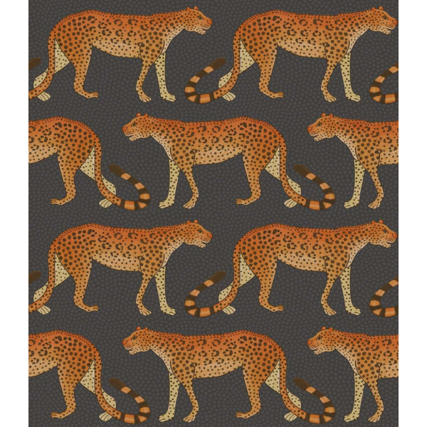 CARTA PARATI COLE&SON - LEOPARD WALK - 109-2008 NERO