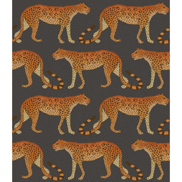 CARTA PARATI COLE&SON - LEOPARD WALK - 109-2008 NERO