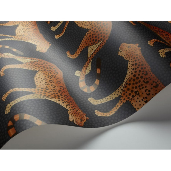 CARTA PARATI COLE&SON - LEOPARD WALK - 109-2008 NERO