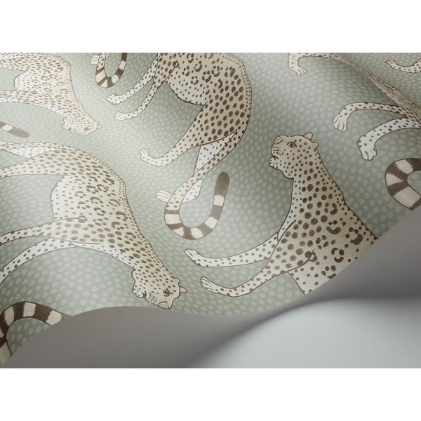 CARTA PARATI COLE&SON - LEOPARD WALK - 109-2009 ACQUA