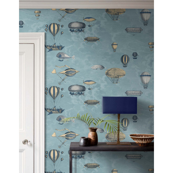 CARTA PARATI  FORNASETTI  - COLE&SON - MACCHINE VOLANTI