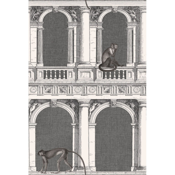 CARTA PARATI FORNASETTI - COLE&SON - PROCURATIE E SCIMMIE