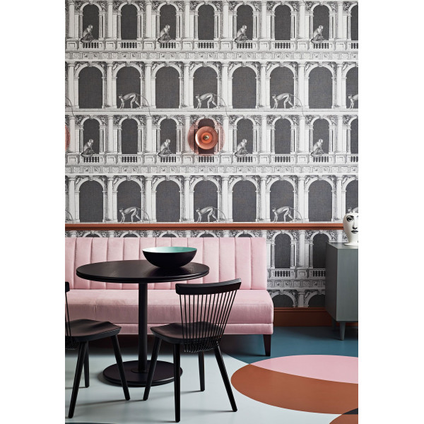 CARTA PARATI FORNASETTI - COLE&SON - PROCURATIE E SCIMMIE