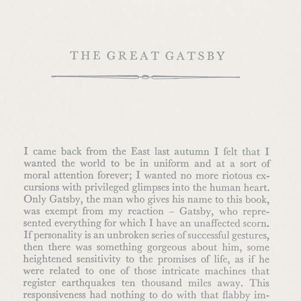 CARTA PARATI ANDREW MARTIN - GREAT GATSBY