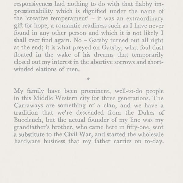 CARTA PARATI ANDREW MARTIN - GREAT GATSBY