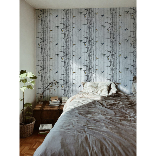 CARTA PARATI COORDONNE' - BIRCH TREES