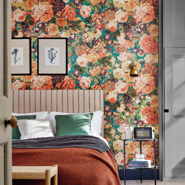 CARTA PARATI - SANDERSON - VERY ROSE AND PEONY