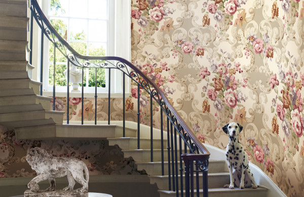 CARTA PARATI MULBERRY - FLORAL ROCOCO