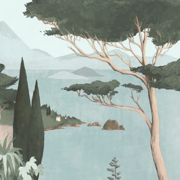 CARTA PANORAMICA - LES DOMINOTIERS - LAGO DI GARDA