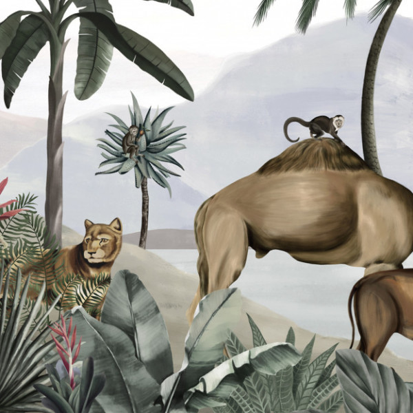 CARTA PANORAMICA - LES DOMINOTIERS - WILD INDIA