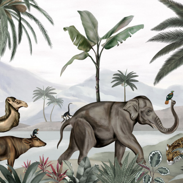 CARTA PANORAMICA - LES DOMINOTIERS - WILD INDIA