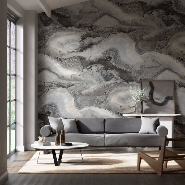 CARTA PARATI HARLEQUIN - REFLECTED OBSIDIAN