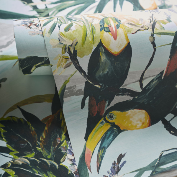 CARTA PARATI CLARKE & CLARKE -  TOUCAN