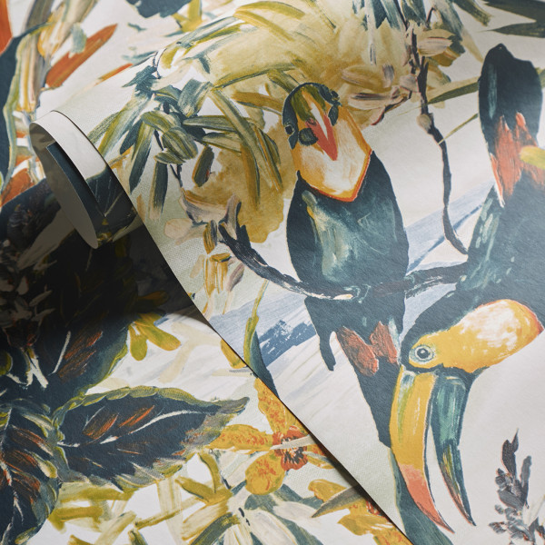 CARTA PARATI CLARKE & CLARKE -  TOUCAN