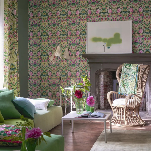 CARTA PARATI DESIGNERS GUILD - IKEBANA DAMASK