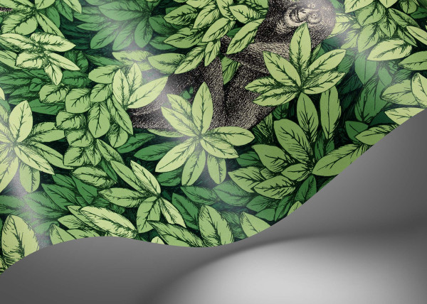 CARTA PARATI COLE&SON FORNASETTI - FOGLIE E SCIMMIE