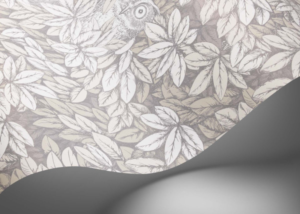 CARTA PARATI COLE&SON FORNASETTI - FOGLIE E CIVETTE