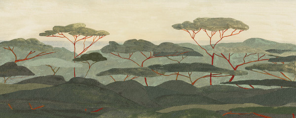 CARTA PARATI PANORAMICA TRES TINTAS - OCOTE