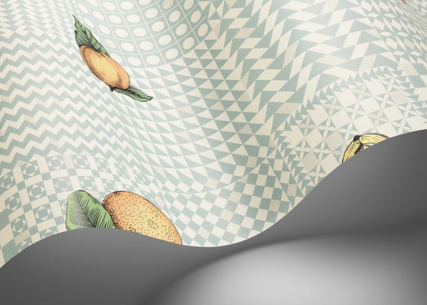 CARTA PARATI COLE&SON FORNASETTI - FRUTTA E GEOMETRICO