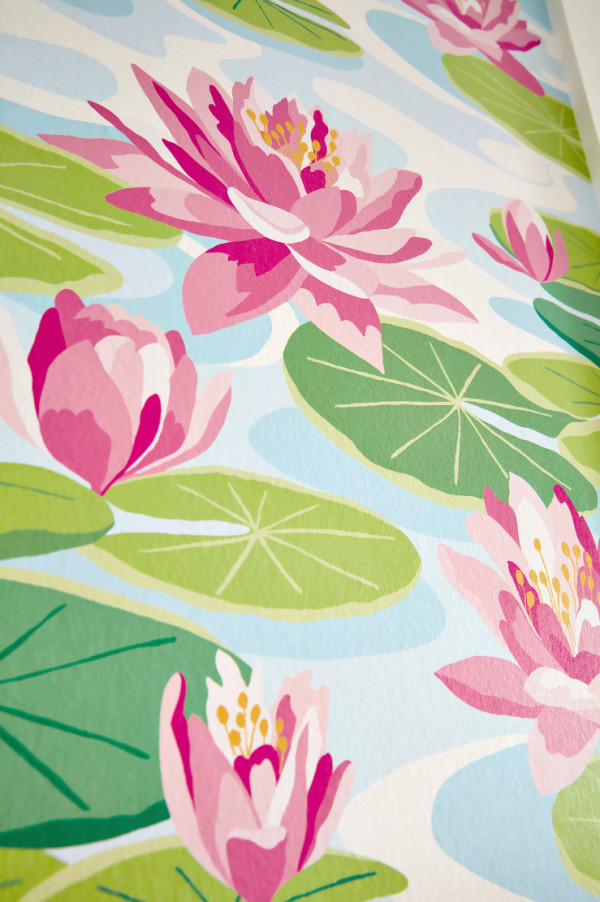 CARTA PARATI OHPOPSI - WATERLILY