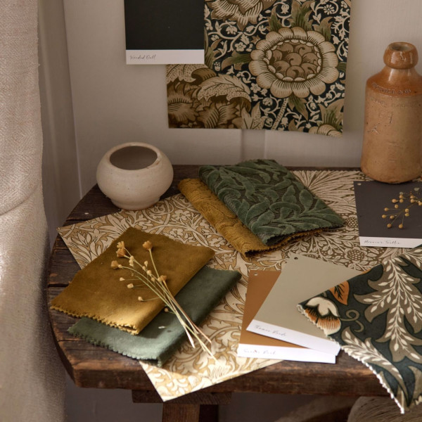 TESSUTO MORRIS & Co - ARTICHOKE VELVET