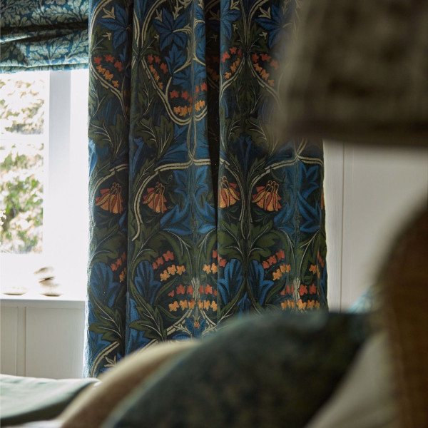 TESSUTO MORRIS & Co - BLUEBELL EMBROIDERY