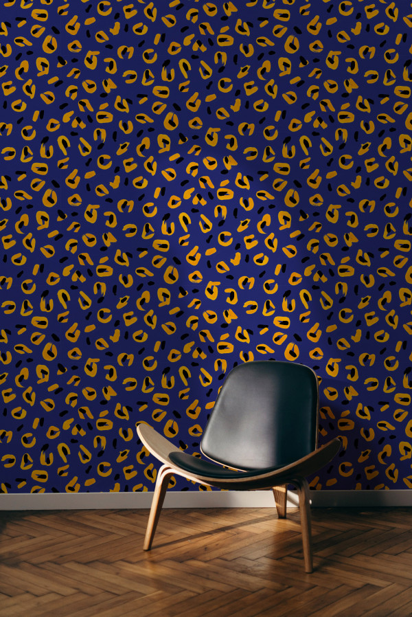 CARTA PARATI TRES TINTAS - FUNKY LEOPARD