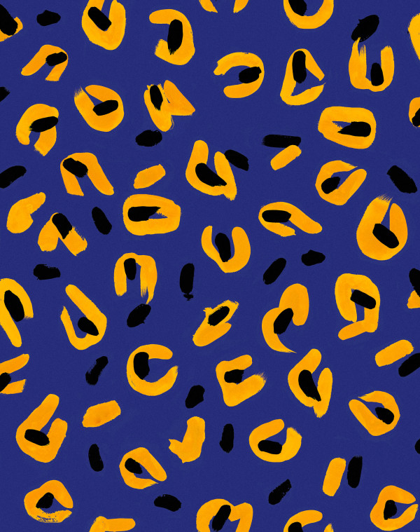 CARTA PARATI TRES TINTAS - FUNKY LEOPARD