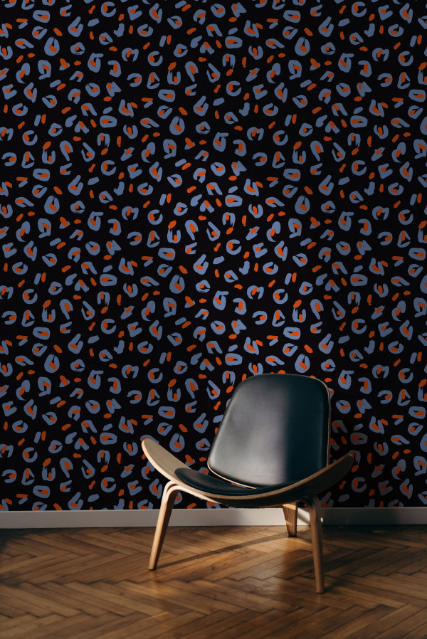 CARTA PARATI TRES TINTAS - FUNKY LEOPARD