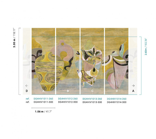 CARTA PARATI MASUREEL - HIVA