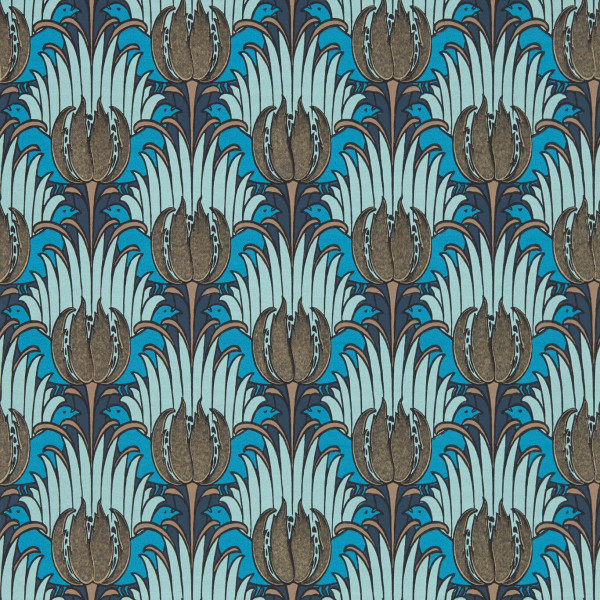 CARTA PARATI MORRIS & Co - TULIP & BIRD