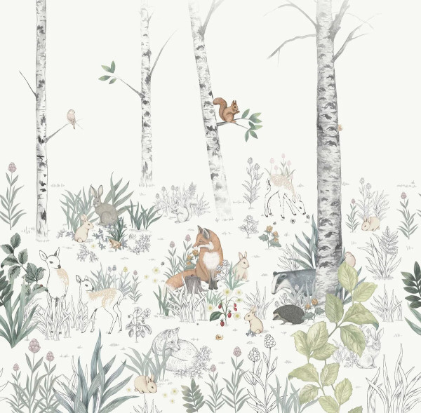 CARTA PARATI BORÅSTAPETER - MAGIC FOREST MURAL