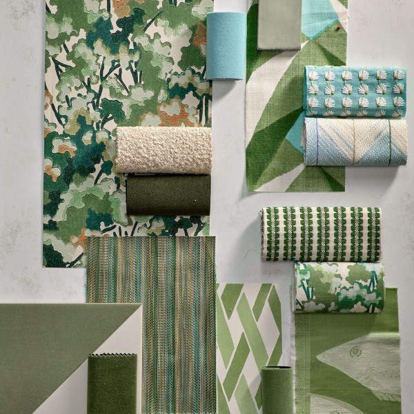 CARTA PARATI HARLEQUIN - TREE TOPS FOREST
