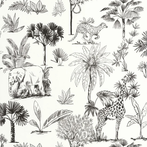 CARTA PARATI CASELIO - BALADE DANS LA SAVANE