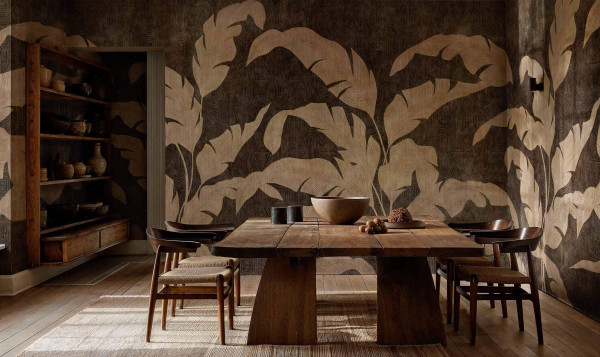CARTA PARATI COORDONNE' - LEAVES SHADOW