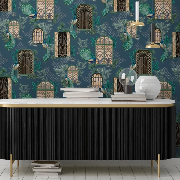 CARTE PARATI BRAND MCKENZIE PEACOCK MANOR