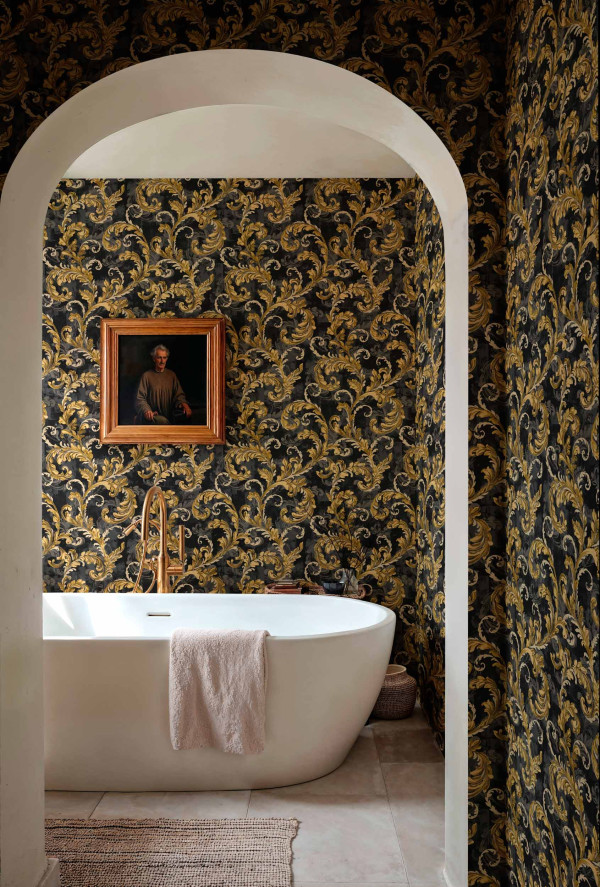 CARTA PARATI COORDONNE' BYZANTINE DAMASK