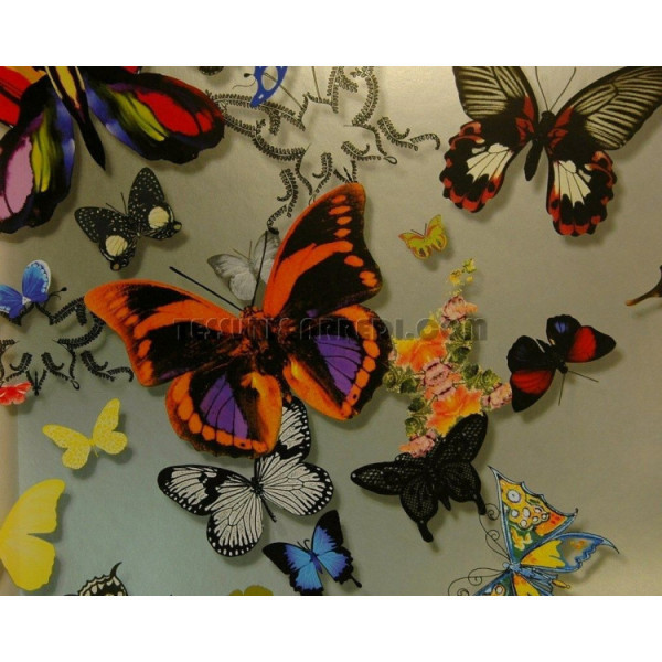 CHRISTIAN LACROIX - BUTTERFLY PARADE PCL008-05 PLATINE